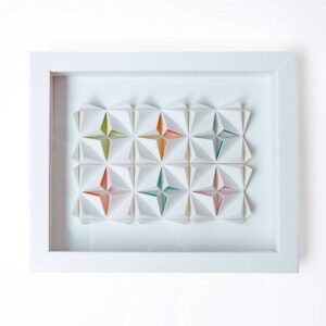 quadro geométrico bloom